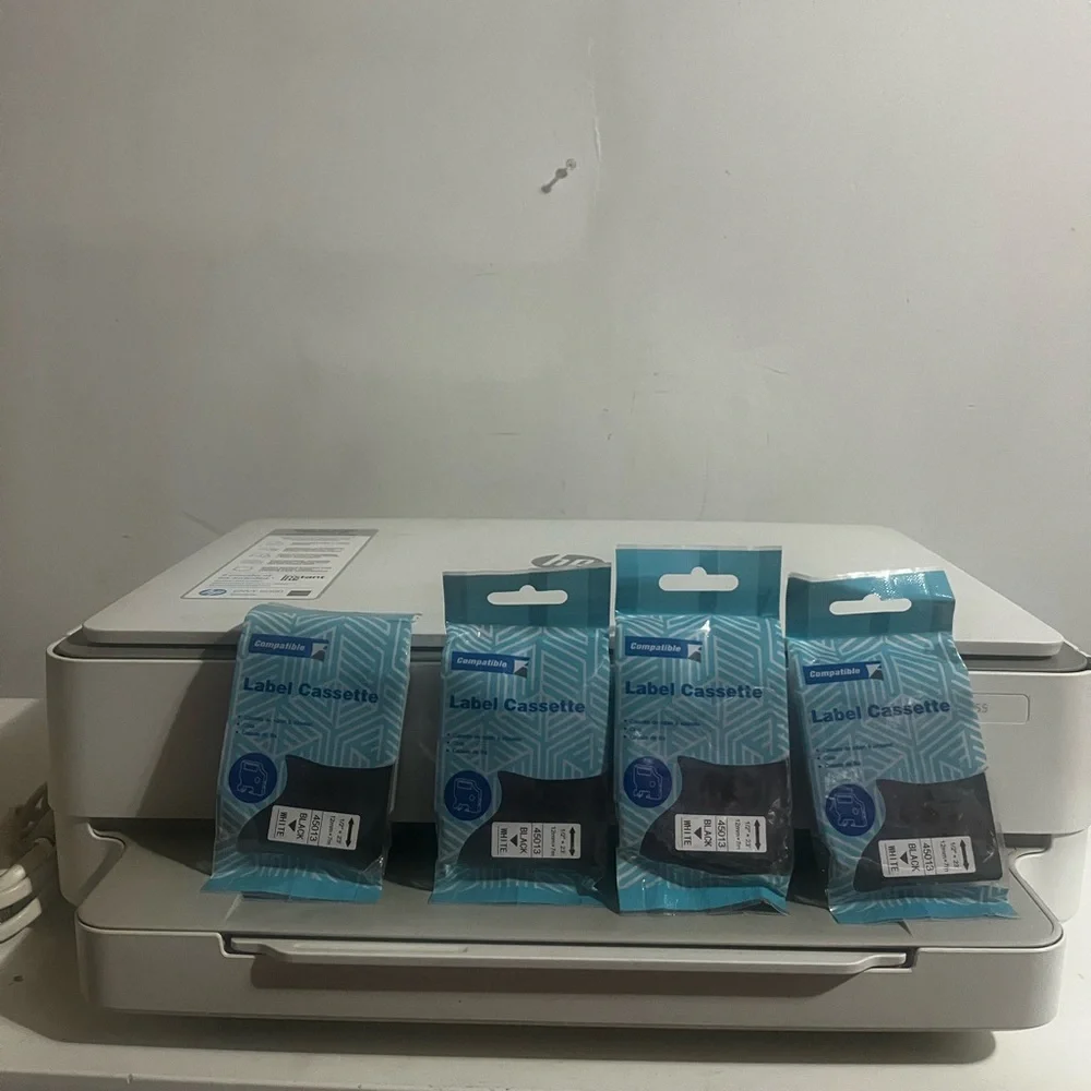 HP ENVY 6055 All-In-One Printer with 4 black ink cassettes
